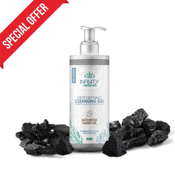 غسول جيل بالفحم النشط 200 مل infinity naturals