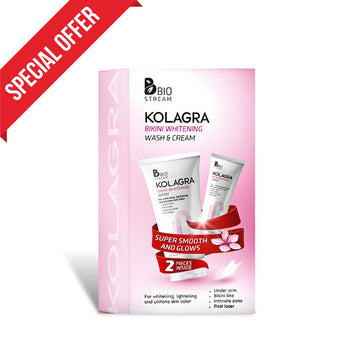 عرض كولاجرا غسول تفتيح المناطق الحساسة + كريم تفتيح المناطق