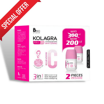 عرض 1+1 كولاجر رول أون مزيل العرق 3 في 1 تفتيح | تأخير نمو