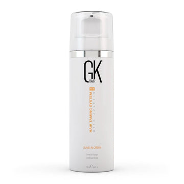 GK HAIR Global Keratin Leave In Conditioner Cream (4.4 Fl Oz/130ml) Conditioning Detangler Hydrating Smoothing Moisturizing & Frizz Control For Dry Damaged Hair Pre Swim Protection - Instachiq