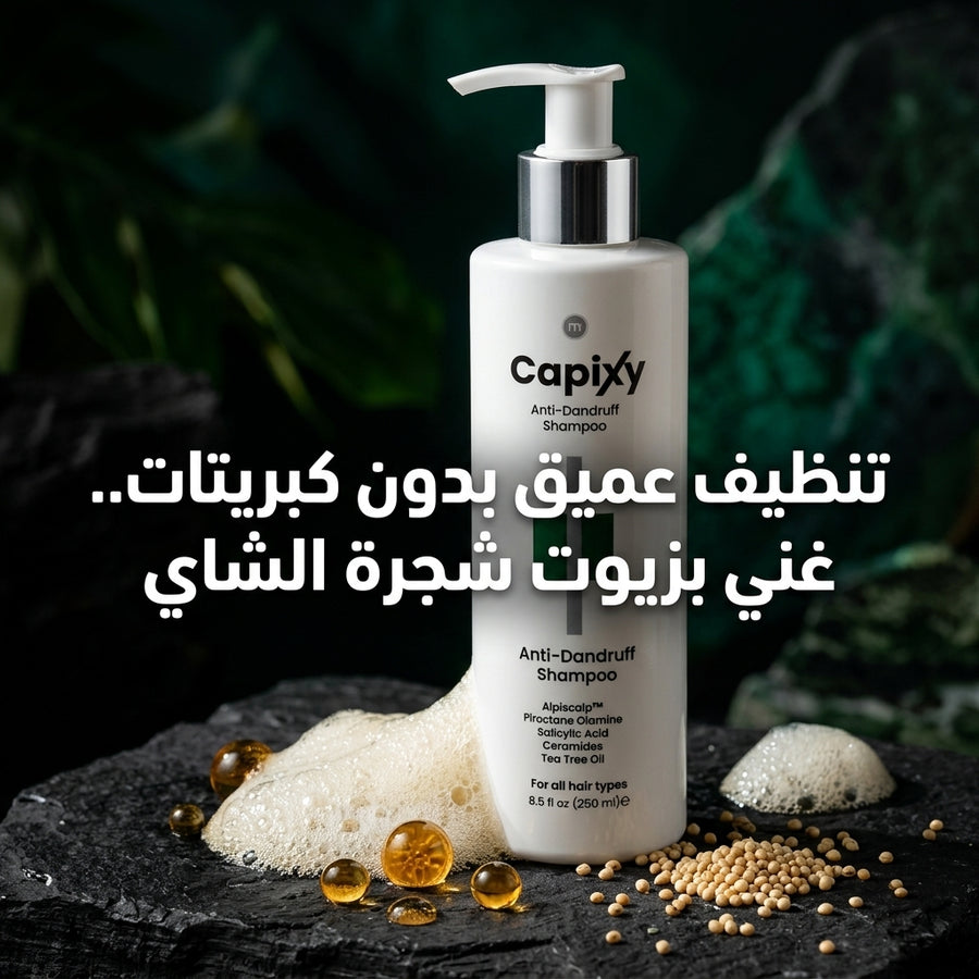 Capixy Anti-dandruff shampoo with 10 powerful ingredients - 250 ml
