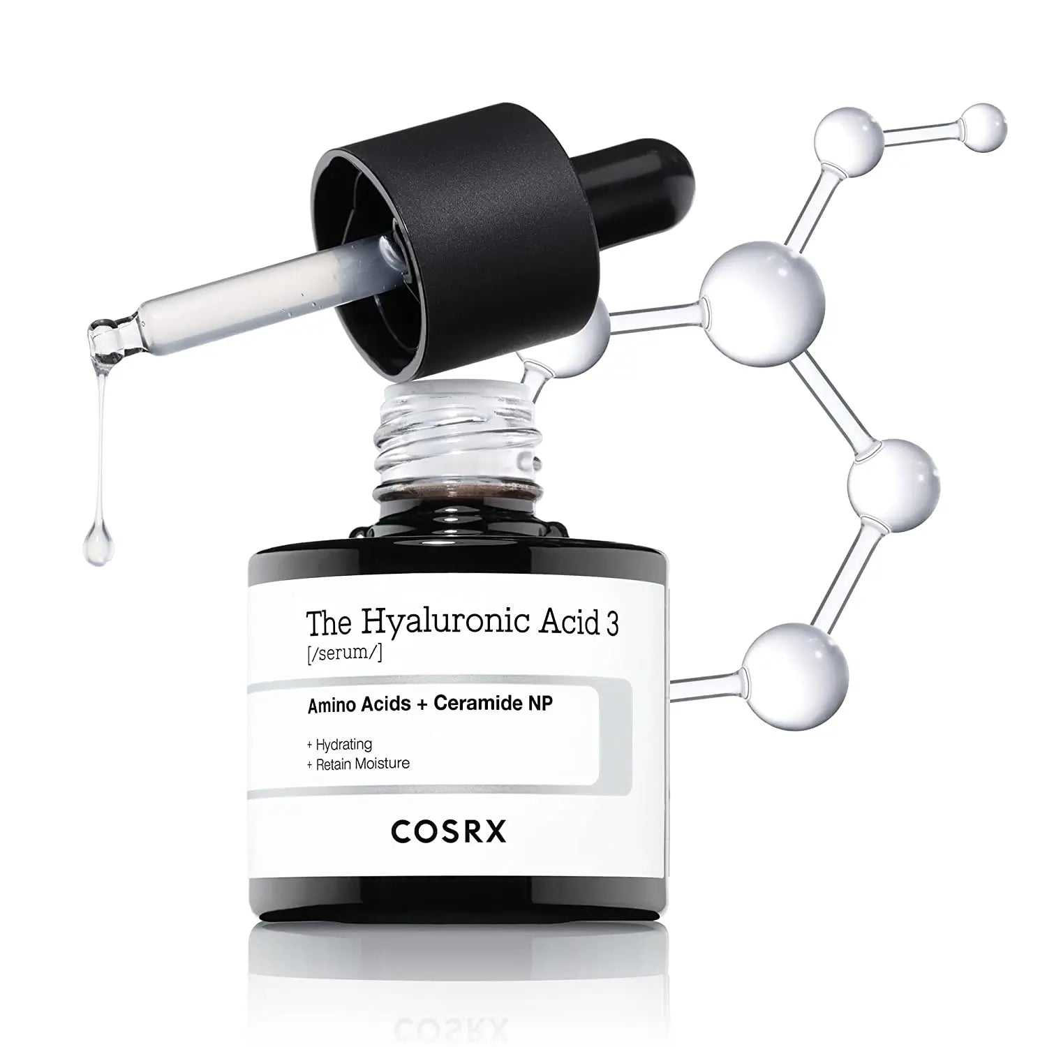 Cosrx  حمض الهياليرونيك 3% | السيراميدات | عوامل الترطيب الطبيعية | مرطب للبشرة | حشو التجاعيد