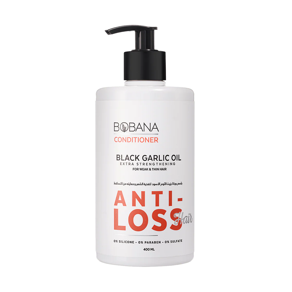 Bobana Anti-Hairloss Conditioner with Black Garlic Oil 400 ml