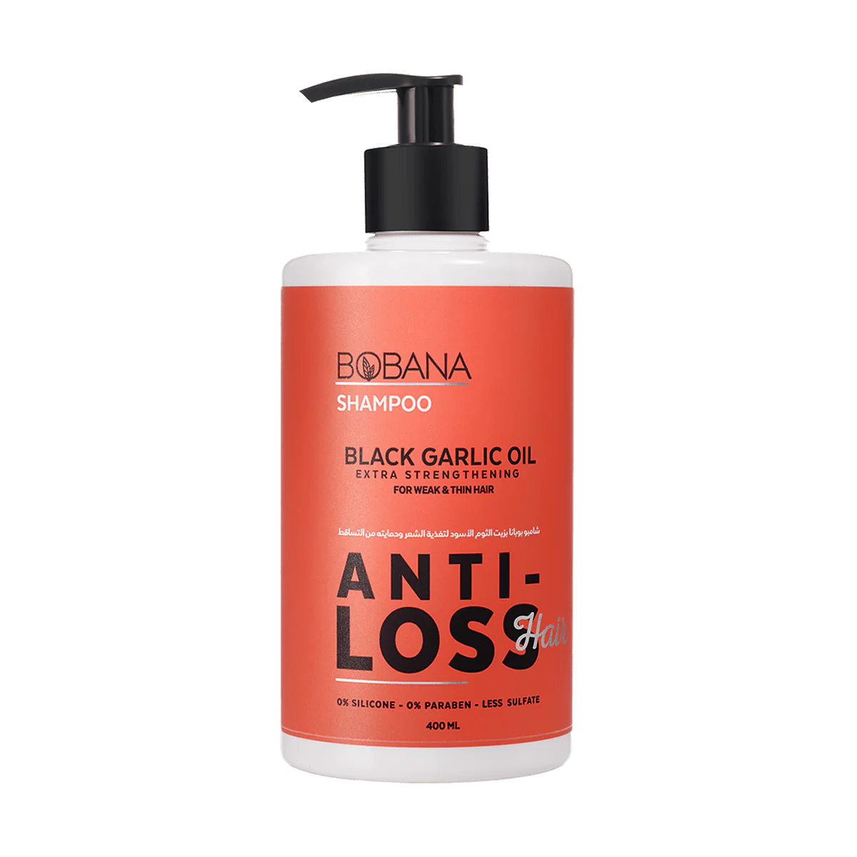 Bobana Anti-Hairloss Shampoo with Black Garlic Oil 400 ml