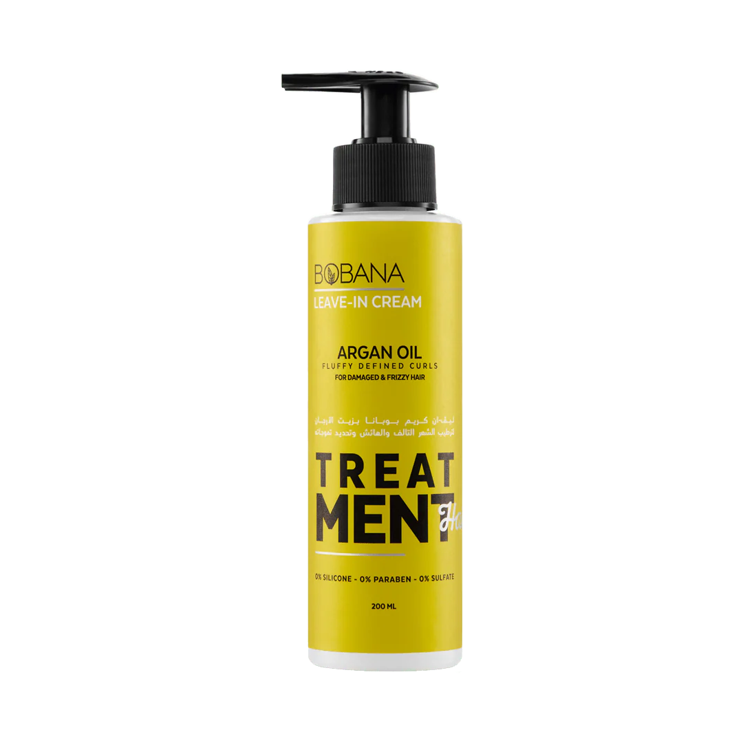Bobana Leave-in hair treatment Cream With Argan Oil 200 ml