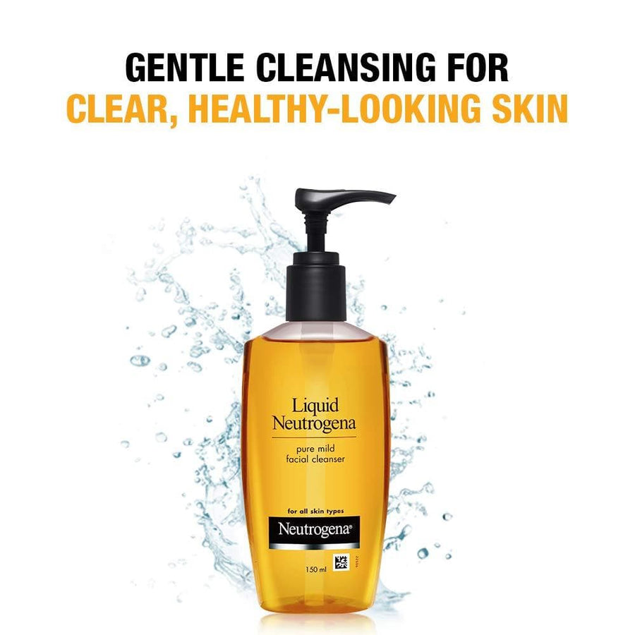 Liquid Neutrogena Pure Mild Facial Cleanser Pump :150ml - Instachiq
