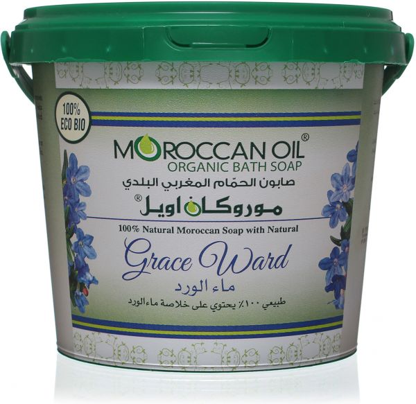 moroccan oil soap 850g صابون حمام مغربي - ماء الورد - soap